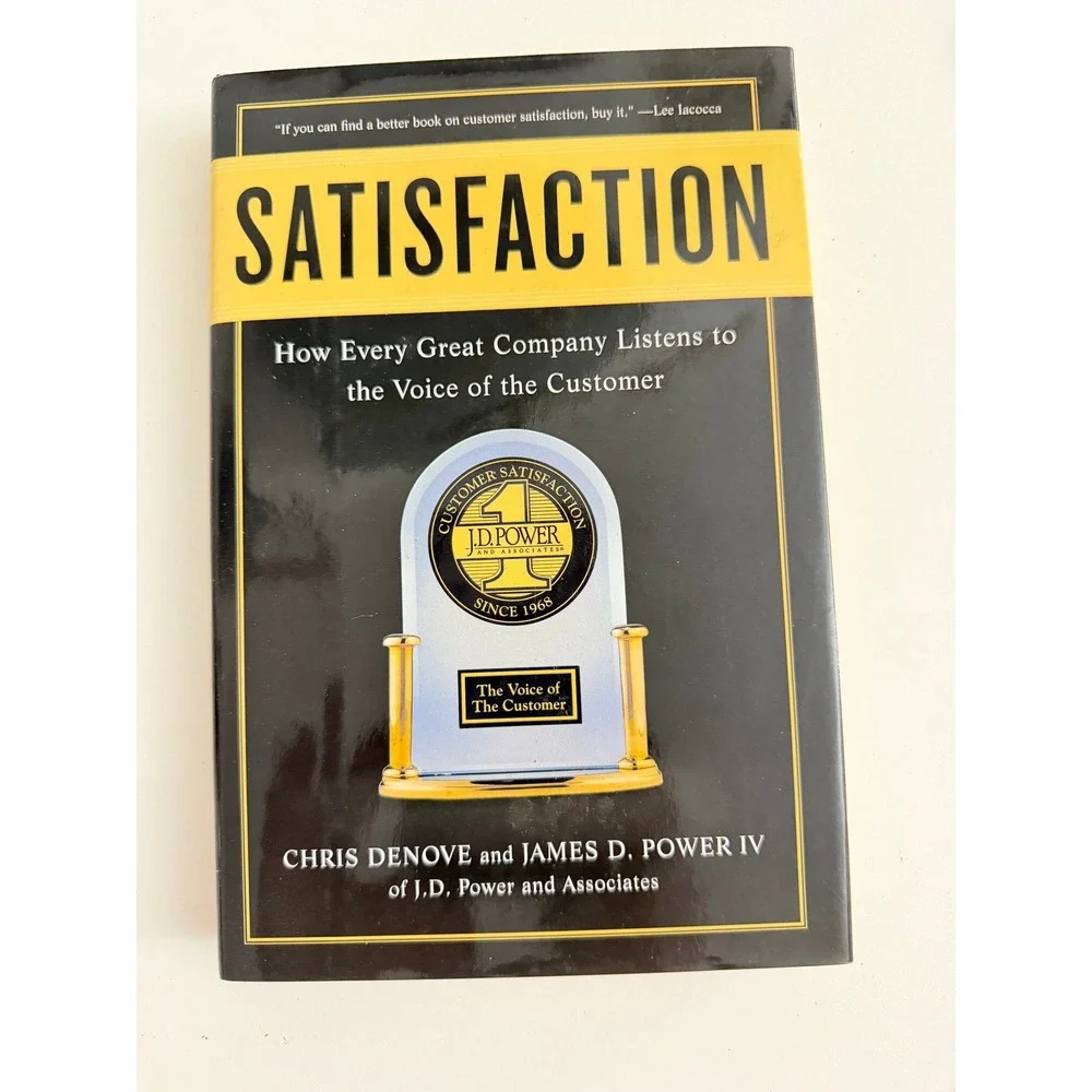 Satisfaction J.D. Power Voice of the Customer Business Book Hardcover